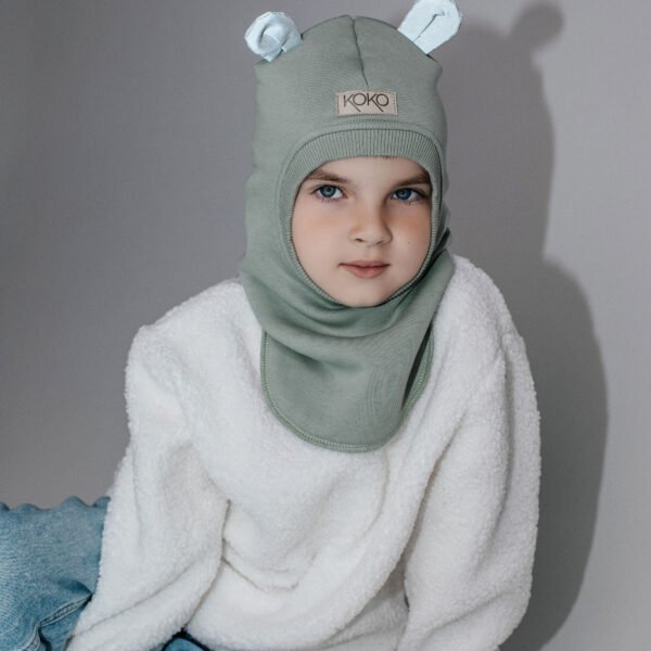 Žieminis šalmukas berniukui su ausytėmis